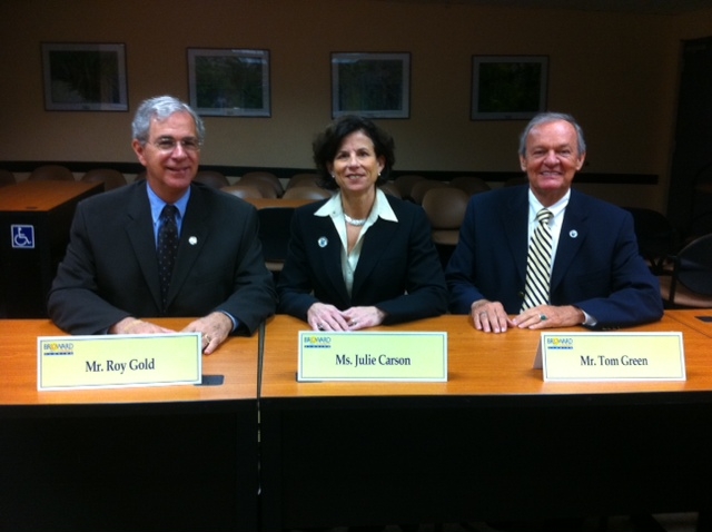 Commissioner Carson and Vice Mayor Green